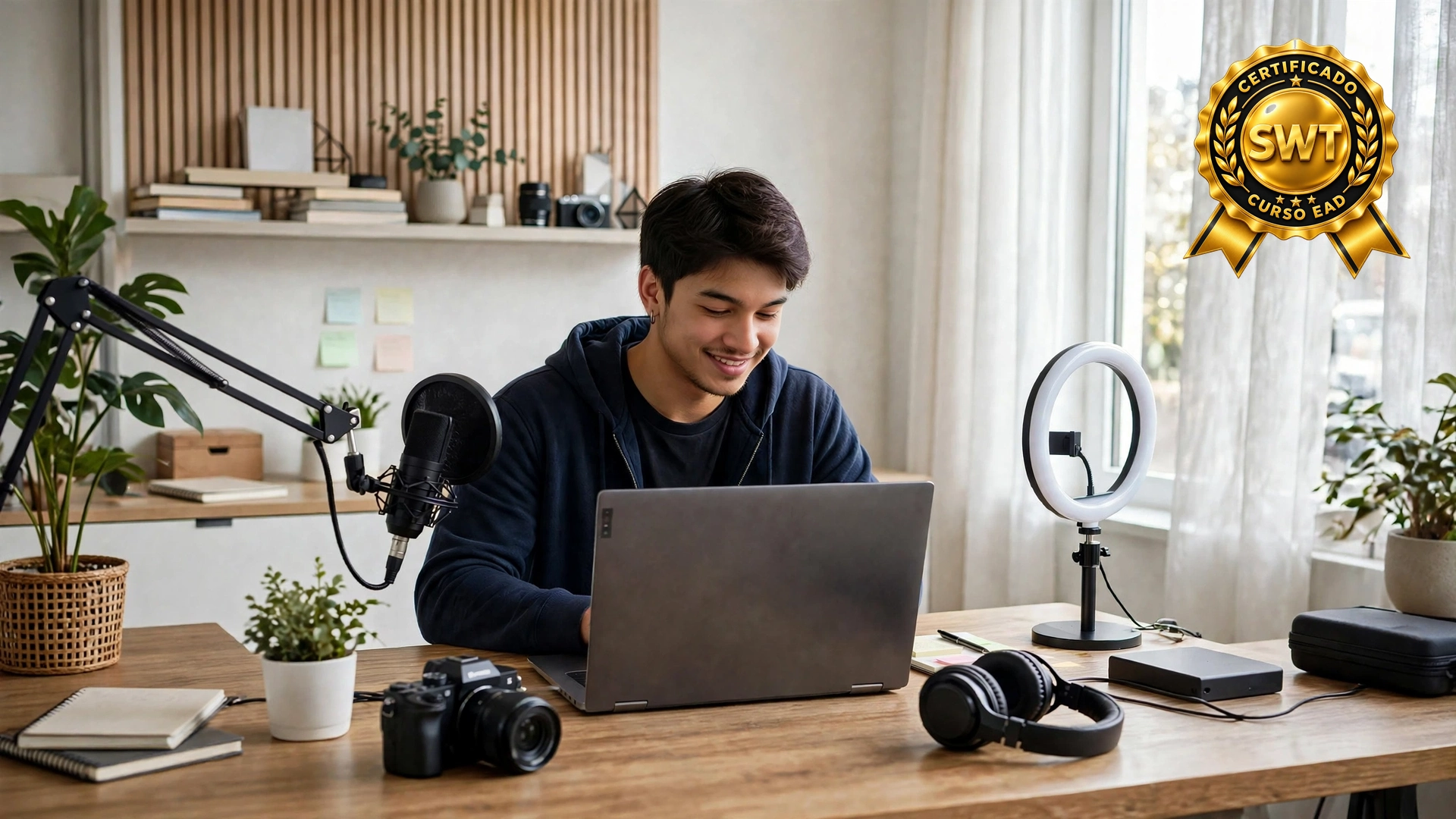 CURSO LIVRE PROFISSIONALIZANTE: AUDIOVISUAL E CRIAÇÃO DE CONTEÚDO